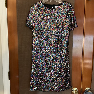 she and sky sequin dress She in sky sequin dress sz S New