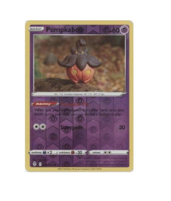 Pokemon - Pumpkaboo - Evolving Skies - 076/203  - Reverse Holo - NM/M
