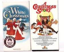 A Christmas Story & White Xmas VHS tapes Peter Billingsley Bing Crosby lot 2