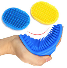 2 Pcs Dog Grooming Brush, Pet Shampoo Brush Dog Bath Grooming Shedding Brush Soo