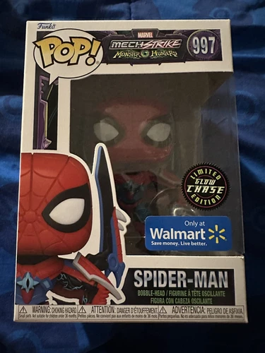 Funko POP! Spider-Man #997 Marvel MechStrike Walmart Exclusive GITD Chase
