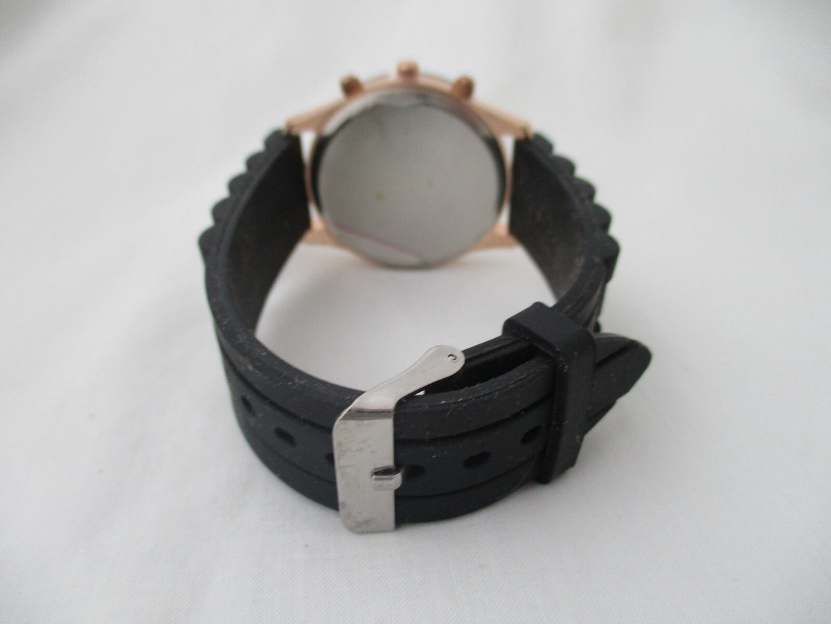 Women's Black Buckle Band Analog Watch | eBay