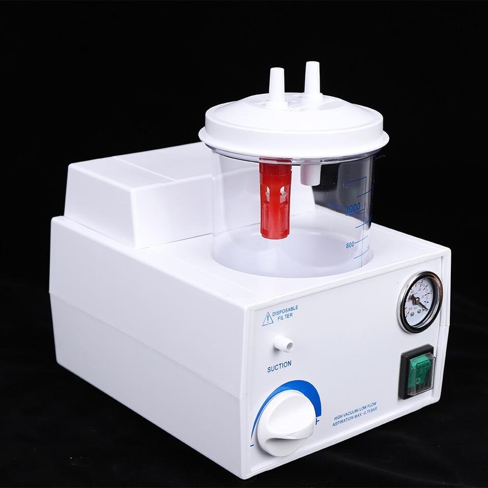 1000mL Dental Suction Machine 110V Oral Emergency Vacuum Phlegm Suction