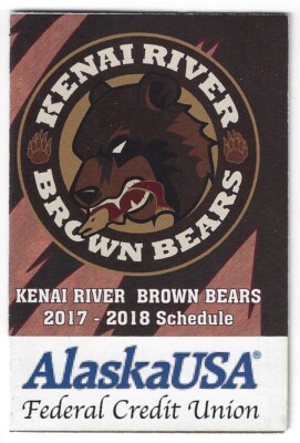 2017-18 Kenai River Brown Bears NAHL Hockey Schedule !!! Subway | eBay
