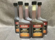 (Lot of 5 Bottles) STA-BIL  360 Performance with Vapor Technology 10 oz