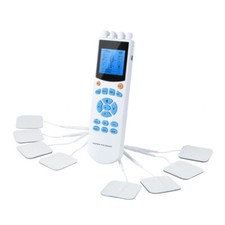 4 Channels 8 Electrode Pads TENS LCD EMS Muscle Stimulator Pain Relief Unit