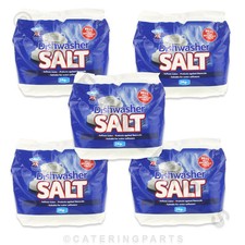 10 KG DISH / GLASS WASHER WATER SOFTENER REGENERATION SALT GRANULES 5 X 2kg BAG 4.00 per kilo