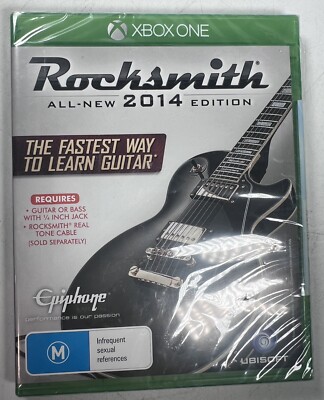 Rocksmith 2014 Edition Microsoft Xbox One 2014 Game Only No Guitar, Cable Mature