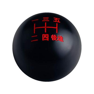 Black/Red Inlay Sphere 5 Speed Japanese Manual Shift Knob Weighted M12X1.25 M...