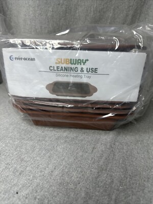 Ever Ocean Silicone Loaf Pan Subway Heating Tray Lot of 12 Soap Baking Bread