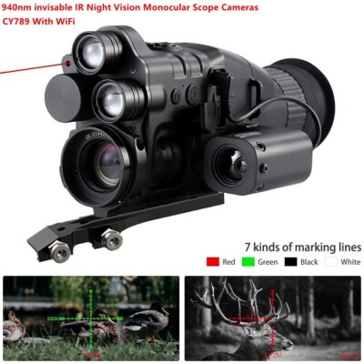 940nm invisable IR Night Vision Monocular Scope Cameras