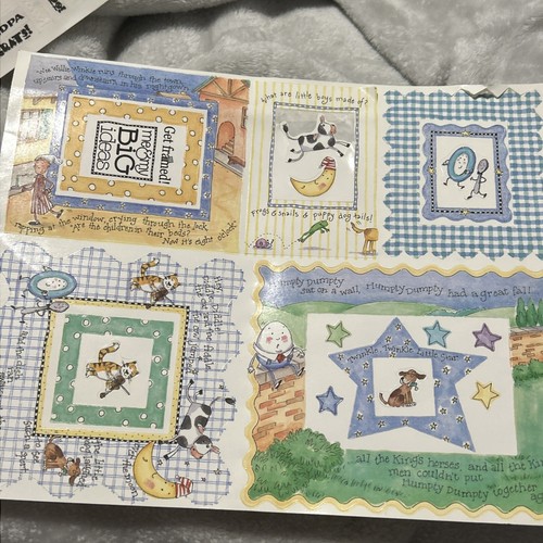 Scrapbook Lot Baby Religious Stickers Eyelet Phrases Lot#177 - Picture 13 of 17