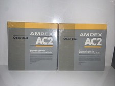 New Sealed Ampex Ac2 Reel 91260) Lot Of 2 .25x7