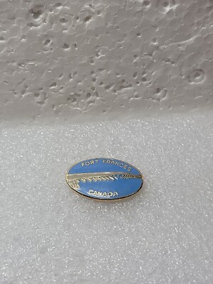 VTG FORT FRANCES ONTARIO CANADA INTERNATIONAL TOLL BRIDGE LAPEL PIN CLUTCH BACK
