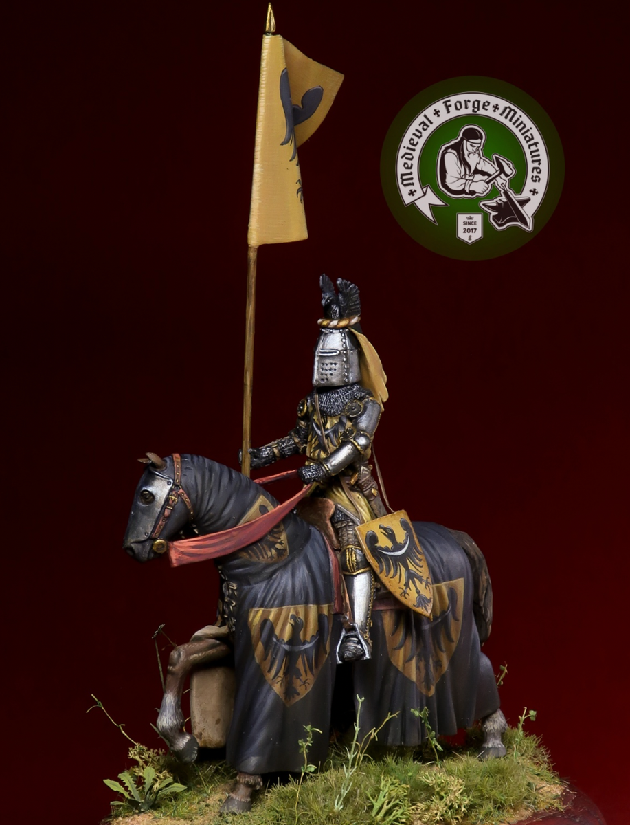 Chevalier Du Tournoi – 54mm – Figurine Peinte à La Main – Medieval Forge