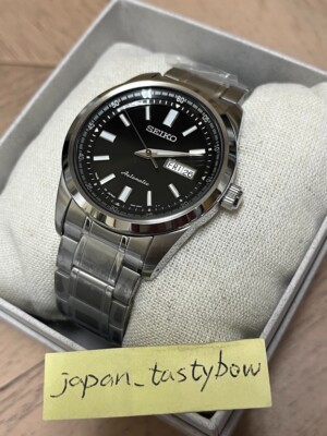 【タイガ123！ 】SEIKO SARV003 4R36-05Z0 Discount Seiko Mechanical 4R36-05Z0 SARV003 Black Dial Watch