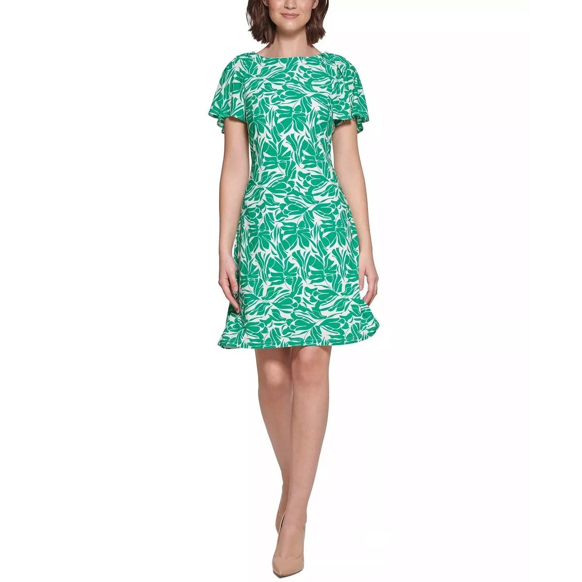 green emerald velvet dress Tommy Hilfiger Women's Sleeveless Ruffle Hem Jewel Neck Crepe Sheath Mini  Dress, Abundant Green, 4 at Amazon Women's Clothing store