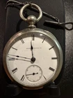 American Waltham Watch Co. 18s model 1857 15j antique Pocket Watch with chain