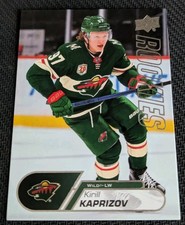 2020-21 UPPER DECK NHL BOX SET Kirill Kaprizov Rookie RC Card #25. rookie card picture