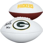 Sterling Sharpe Green Bay Packers Signed Franklin White Panel Football w/Insc