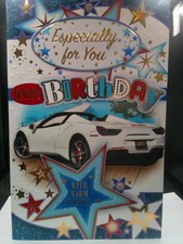 EXTRA LARGE 8 PAGE SOMEONE SPECIAL HAPPY BIRTHDAY CARD 30CMX20CM (MAGAZINE SIZE)