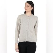 Monte Carlo Light Khaki Angora Wool Open Front Cardigan 38l Monte Carlo Light Khaki Angora Wool Open Front Cardigan 38l