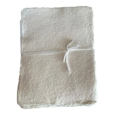 Handmade Watercolor Paper 8x6 inches 25 Sheets 150 GSM Deckle Edge Off White