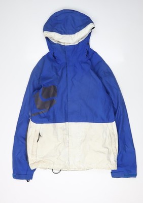Bonfire Herren Windbreaker Jacke blau, S, Kapuze wasserdicht Freizeit