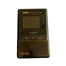 Vintage Casio TV-410 LCD Pocket Color Television Pocket Mini Fernseher - MG 28 .