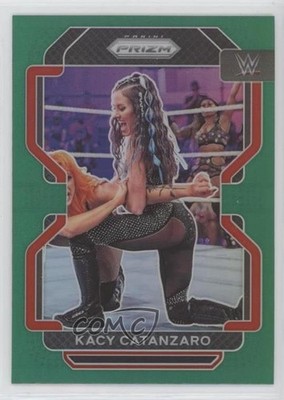 2022 Panini Prizm WWE Green Prizm Kacy Catanzaro #185 11pj