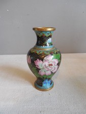 Vase Chinois en émaux cloisonnés
