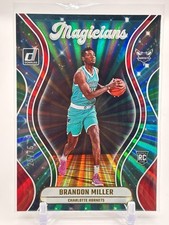 2023 Panini Donruss Brandon Miller #5 Magicians Red and Green Laser Holo /75 RC