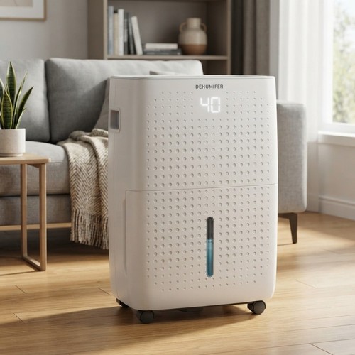 30L Smart Dehumidifier with Continuous Drainage & Automatic Defrost Features