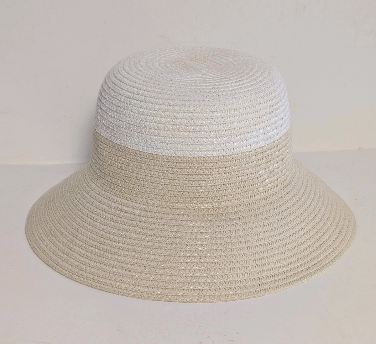 Vintage Magid Straw Cloche Hat – Paper Straw Sun Hat Neutral Beige | Classic Magid Brown Straw for Women for sale | eBay main image 3
