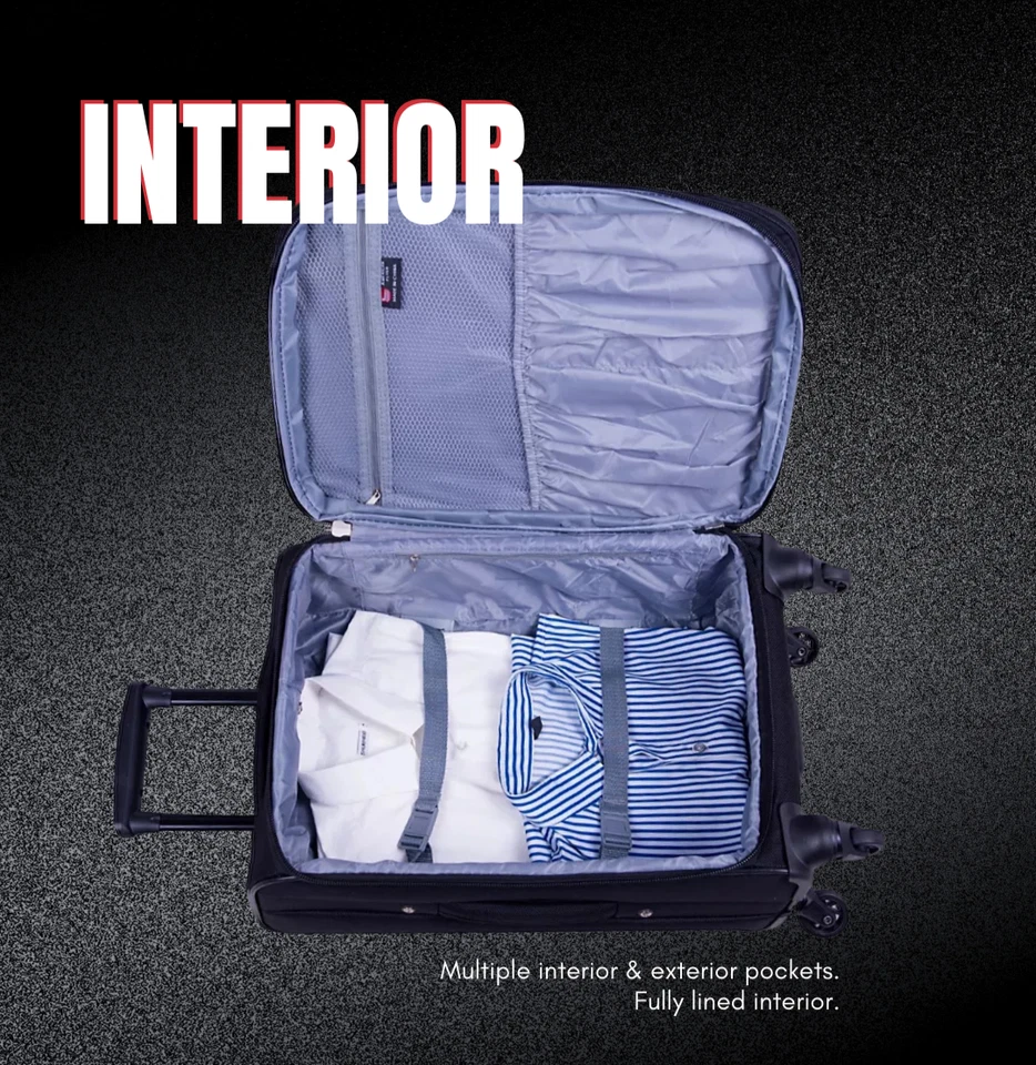 Juego de 5 piezas de equipaje/maleta giratoria AMERICAN FLYER South West Collection Foto 3 de 4