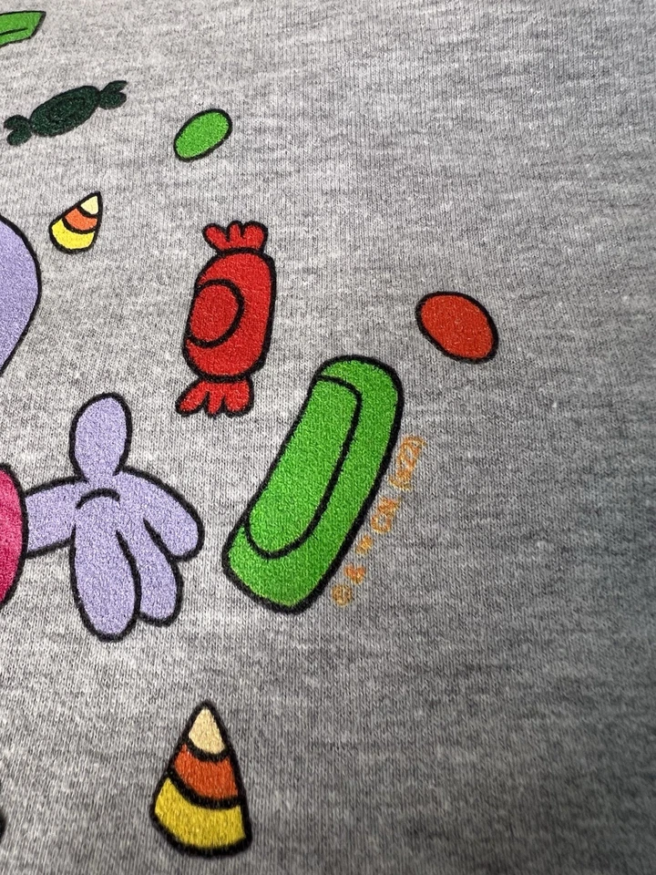 Sudadera con Capucha Gris Vintage Y2k Oficial CARTOON NETWORK Chowder Grande De Colección Foto 3 de 4