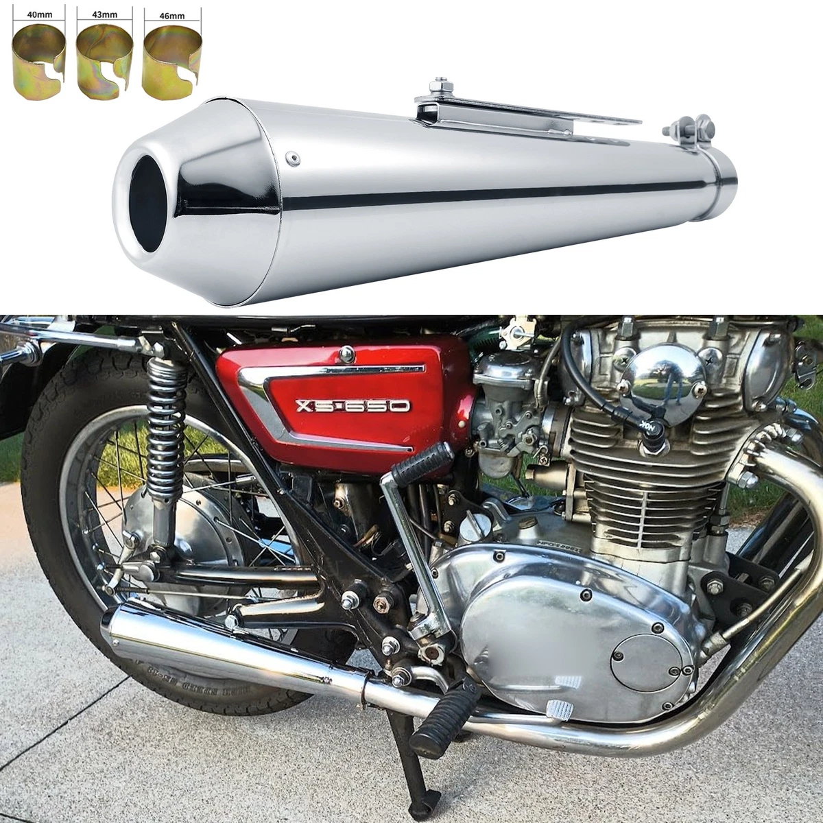 Motorcycle Exhausts & Exhaust System Parts for Yamaha XS750 for