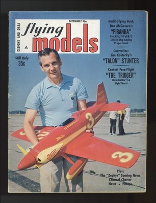 Flying Models Magazine #358 VG- 3.5 1966 Low Grade
