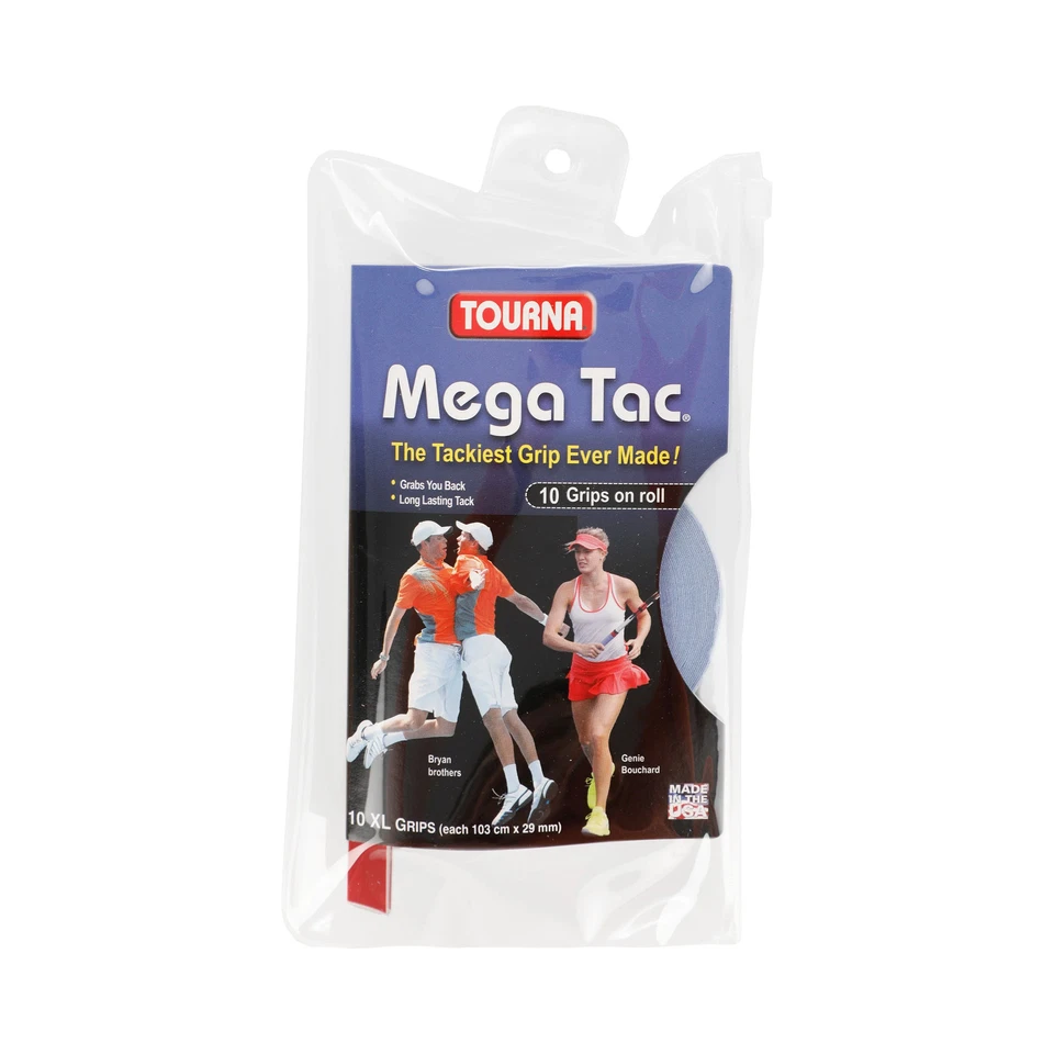 Tourna Mega Tac 10er Pack Tennisovergrip blau - Bild 1 von 1