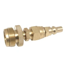BBQ Gas Grill Propane Appliance 1/4" Quick Key Connect Brass Adaptor Accessories
