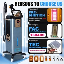2IN1 4000W Diode Pico Laser Ice Painless Hair Tattoo Removal Salon Machine