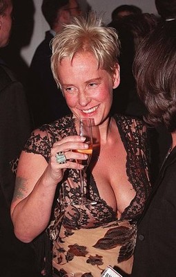 British TV personality Paula Yates attends world film premiere aft- Old Photo