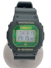 CASIO Watch Digital Rubber BLK GRN