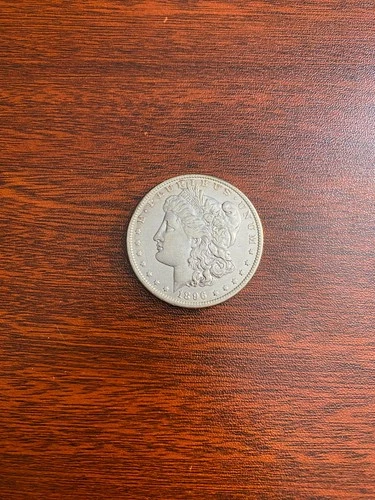 1896-O Morgan Silver Dollar XF Extra Fine Better Date Raw - Lot #48