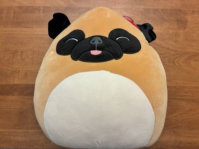 Squishmallows Pam the Pug Dog Valentine Cupid 16  NWT