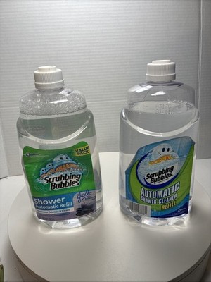 2 | Scrubbing Bubbles Automatic Shower Cleaner Refills 34 Oz, Fresh Clean + Spa