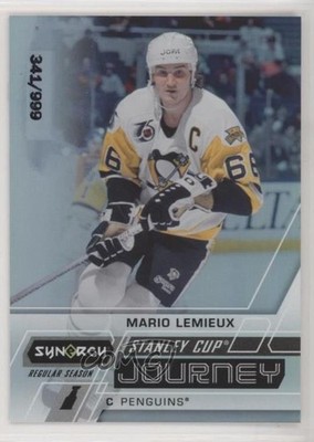 2020-21 Synergy Stanley Cup Journey Regular Season 341/999 Mario Lemieux HOF 0p6