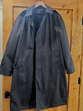 VTG Defense Logistics Agency Quarterdeck 42L All Weather Coat Zip Liner Black