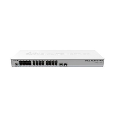 Mikrotik CRS326-24G-2S+RM Cloud Router Switch, 24xGbit LAN, 2xSFP+, Rackmount