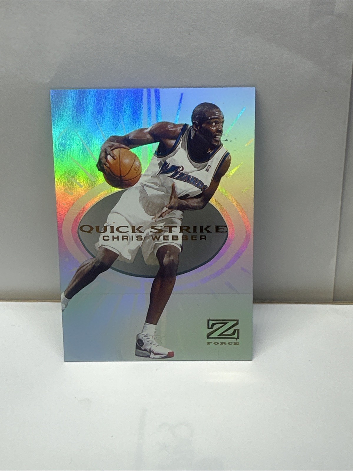 CHRIS WEBBER 97/98 SKYBOX Z-FORCE QUICK STRIKE #12